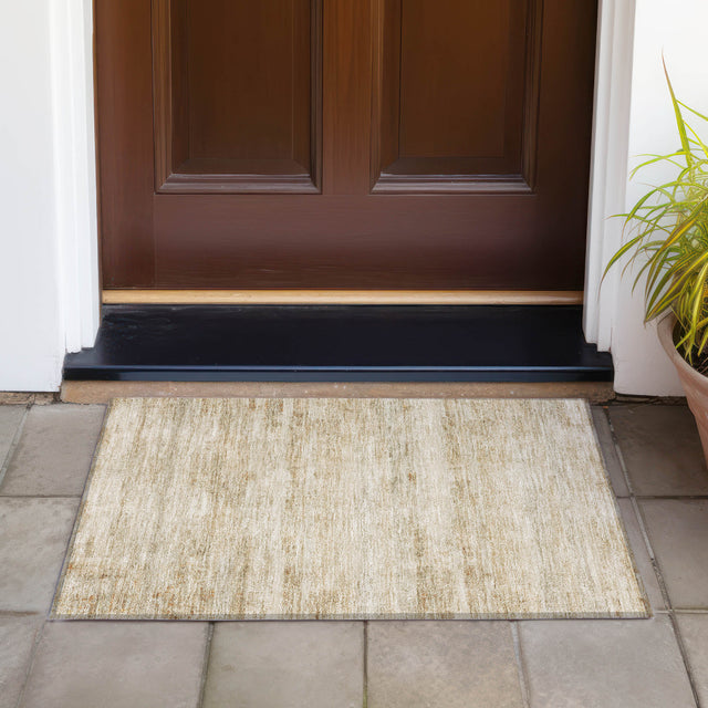 Addison Chantille ACN2154 Stripes Machine Made Transitional Brown Rug