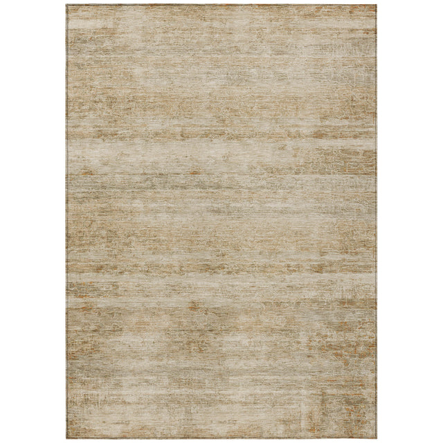 Addison Chantille ACN2154 Stripes Machine Made Transitional Brown Rug