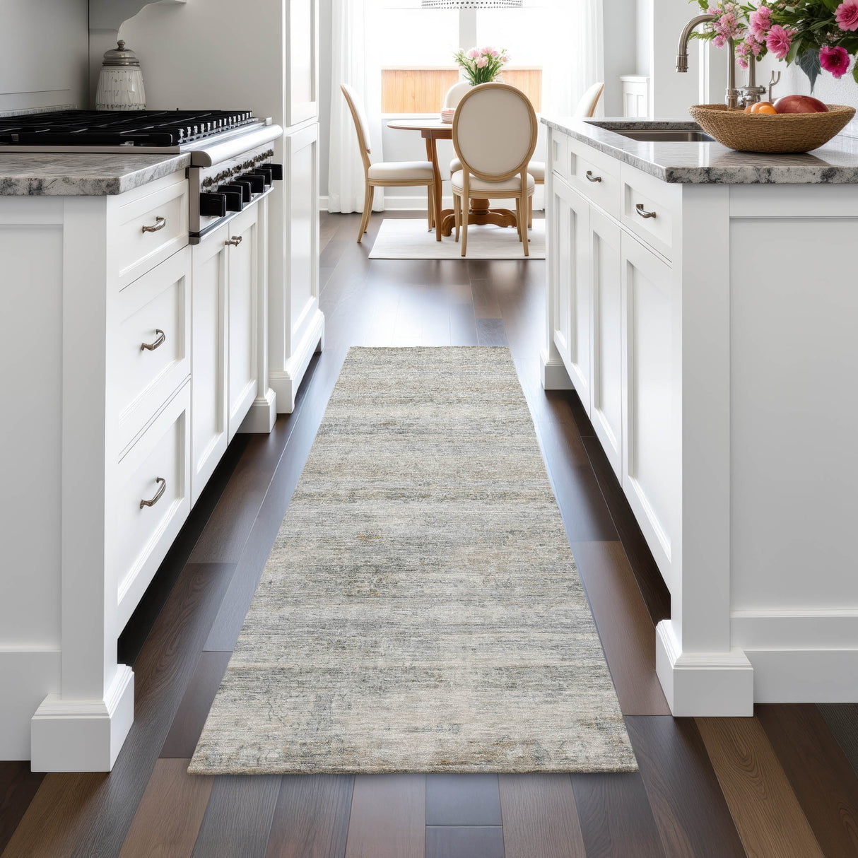 Addison Chantille ACN2154 Stripes Machine Made Transitional Granite Rug