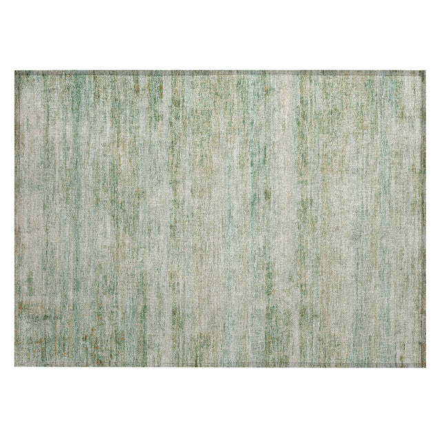 Addison Chantille ACN2154 Stripes Machine Made Transitional Green Rug