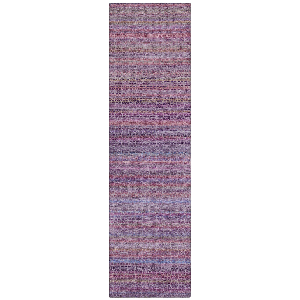 Addison Chantille ACN2155 Stripes Machine Made Transitional Purple Rug