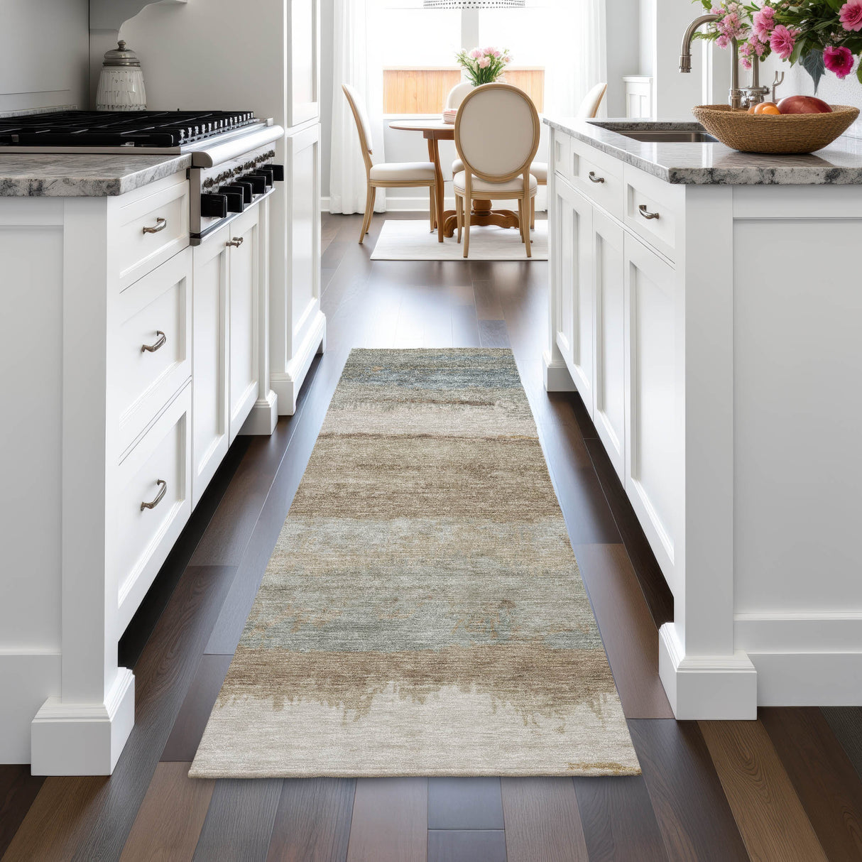 Addison Chantille ACN2156 Modern Machine Made Transitional Beige Rug