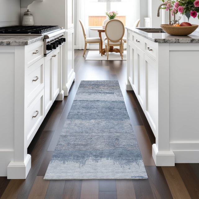 Addison Chantille ACN2156 Modern Machine Made Transitional Blue Rug