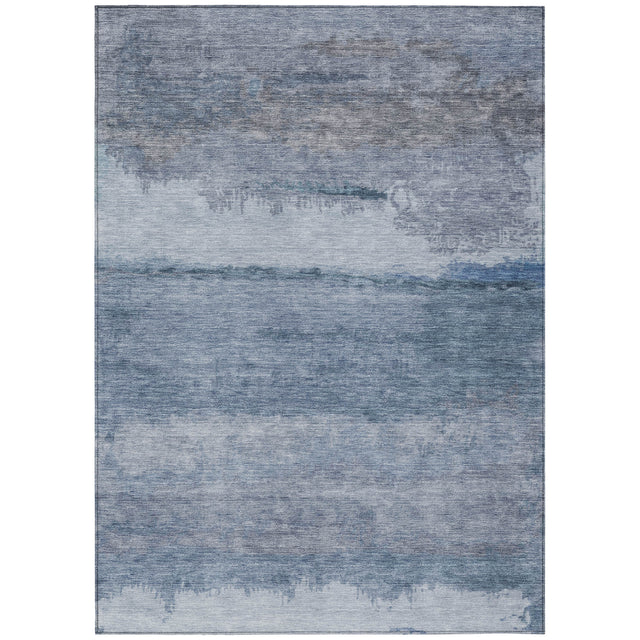 Addison Chantille ACN2156 Modern Machine Made Transitional Blue Rug