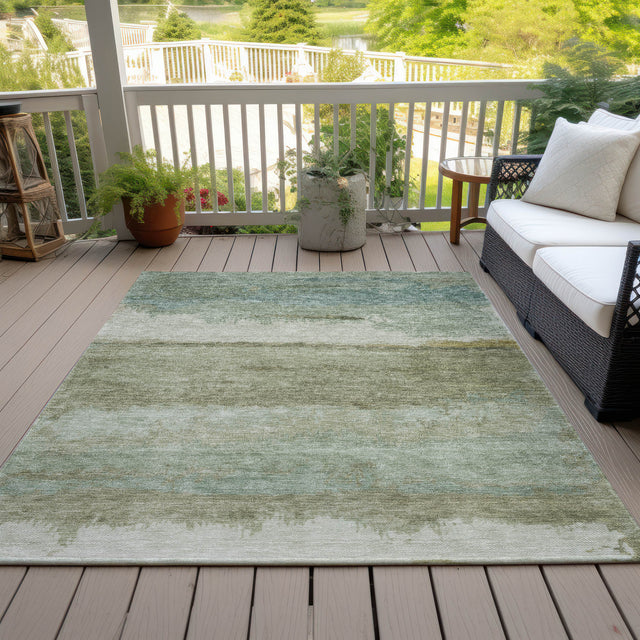 Addison Chantille ACN2156 Modern Machine Made Transitional Green Rug