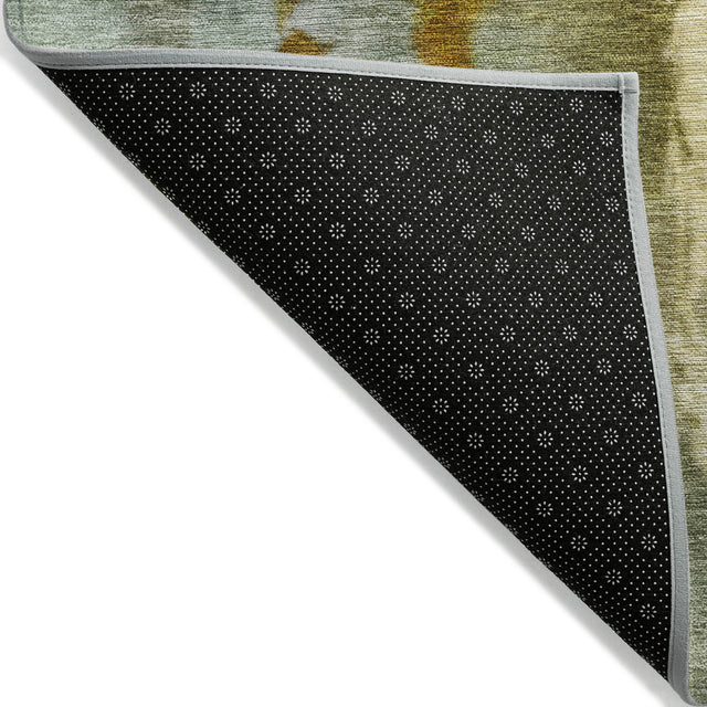 Addison Chantille ACN2157 Abstract Machine Made Transitional Brown Rug