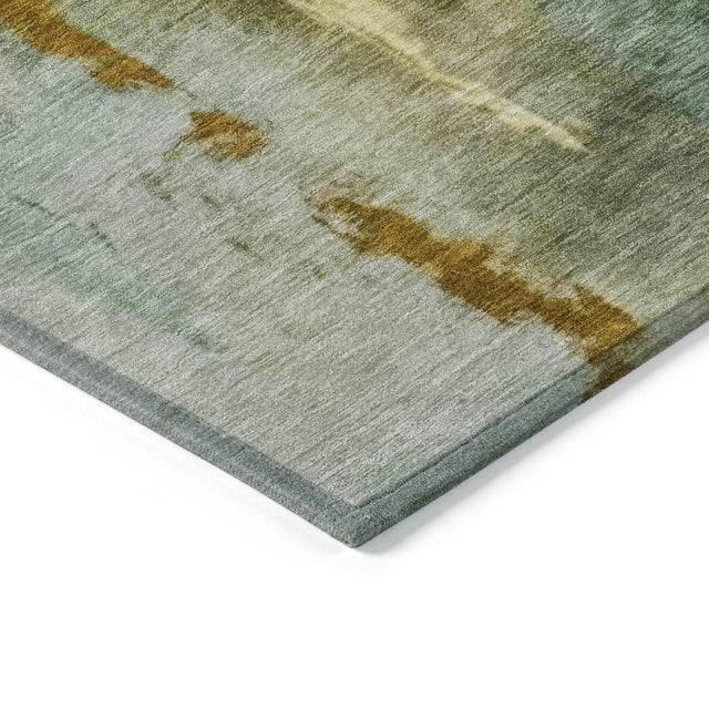 Addison Chantille ACN2157 Abstract Machine Made Transitional Brown Rug