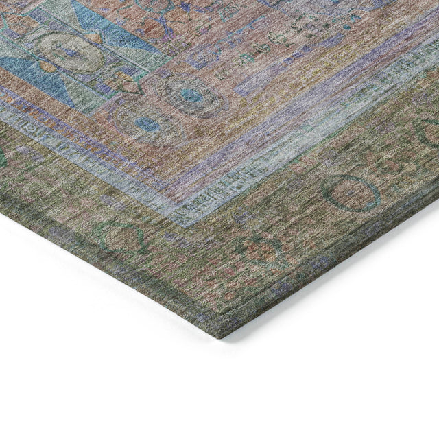 Addison Chantille ACN2159 Global Machine Made Traditional Copper Rug