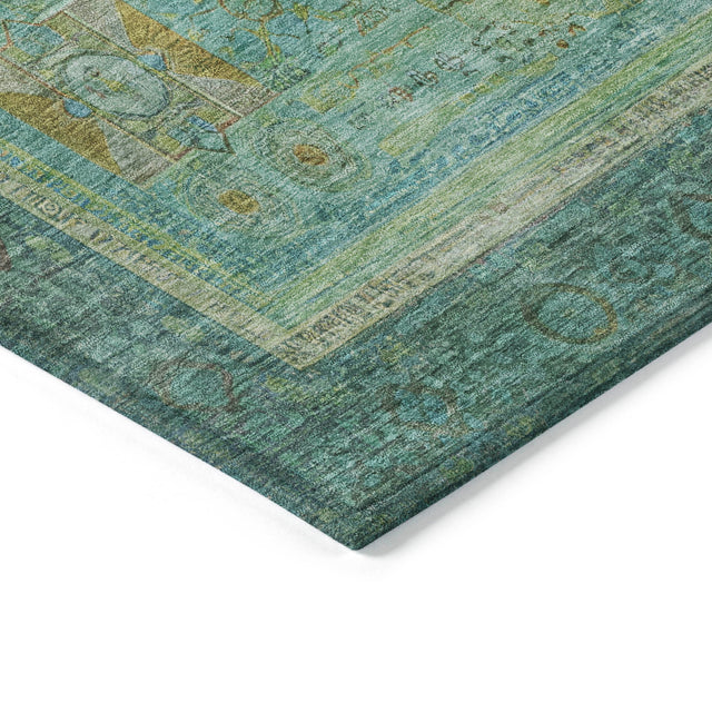 Addison Chantille ACN2159 Global Machine Made Traditional Green Rug
