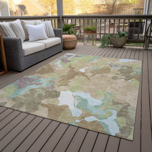 Addison Chantille ACN2161 Modern Machine Made Transitional Beige Rug