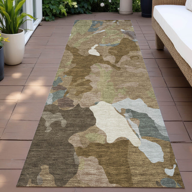 Addison Chantille ACN2161 Modern Machine Made Transitional Brown Rug