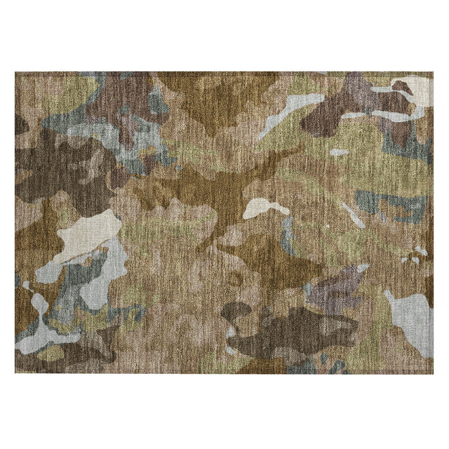 Addison Chantille ACN2161 Modern Machine Made Transitional Brown Rug