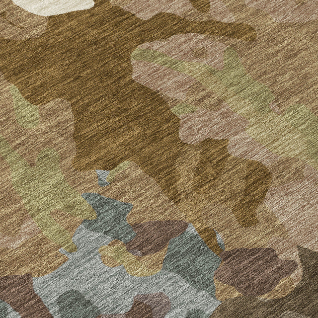 Addison Chantille ACN2161 Modern Machine Made Transitional Brown Rug