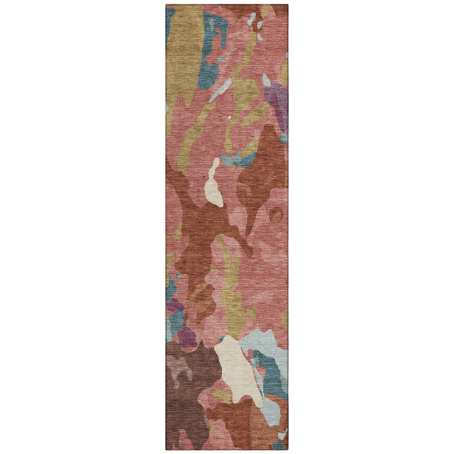 Addison Chantille ACN2161 Modern Machine Made Transitional Pink Rug