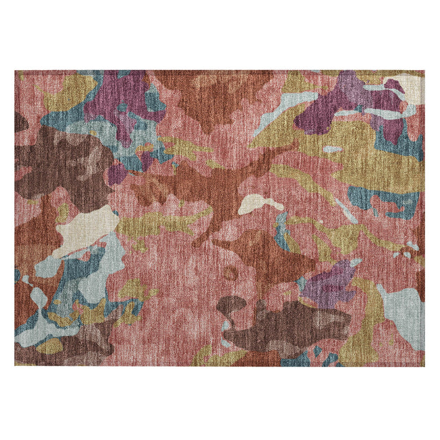 Addison Chantille ACN2161 Modern Machine Made Transitional Pink Rug
