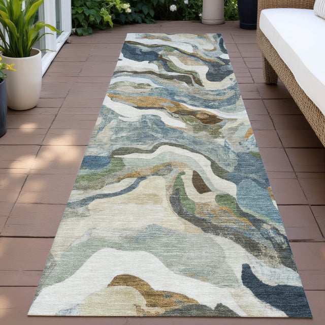 Addison Chantille ACN2162 Modern Machine Made Transitional Denim Rug