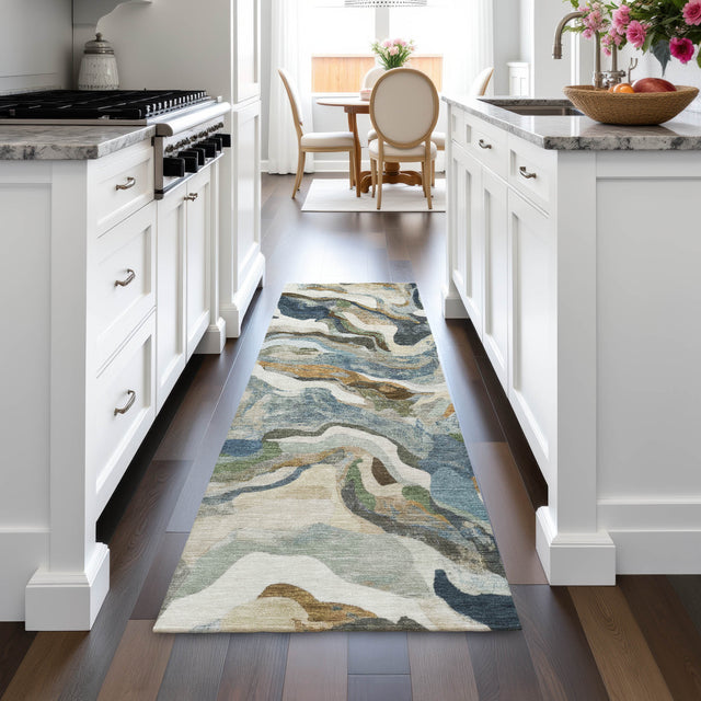 Addison Chantille ACN2162 Modern Machine Made Transitional Denim Rug