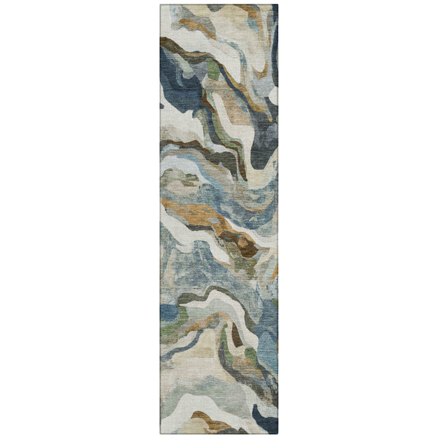 Addison Chantille ACN2162 Modern Machine Made Transitional Denim Rug