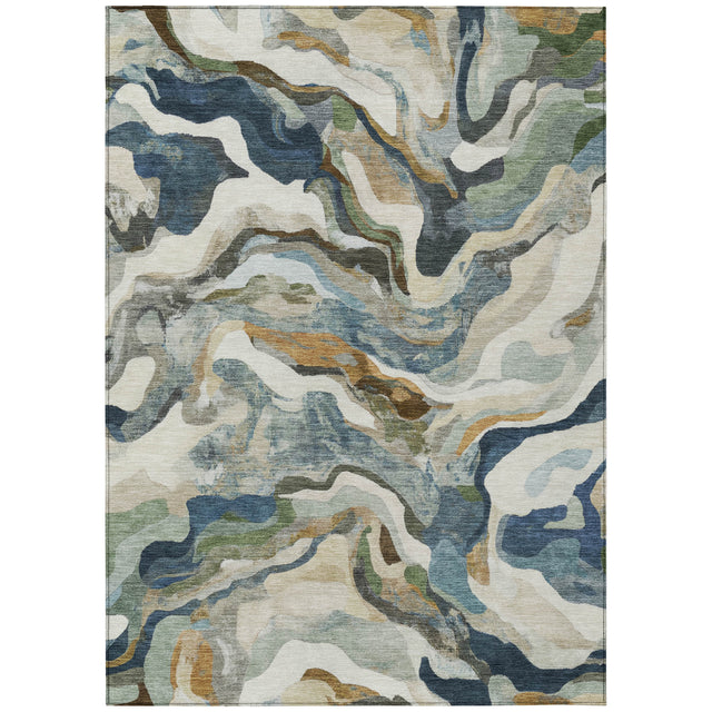 Addison Chantille ACN2162 Modern Machine Made Transitional Denim Rug