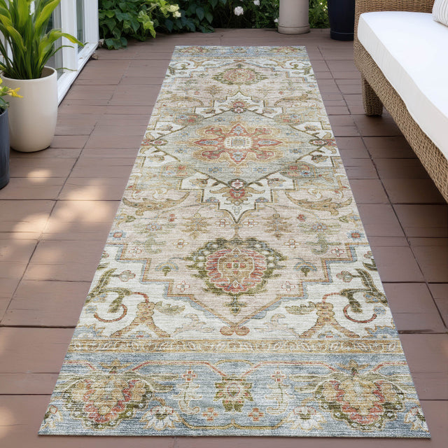 Addison Chantille ACN2163 Global Machine Made Traditional Beige Rug