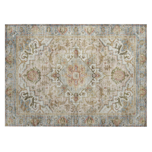 Addison Chantille ACN2163 Global Machine Made Traditional Beige Rug