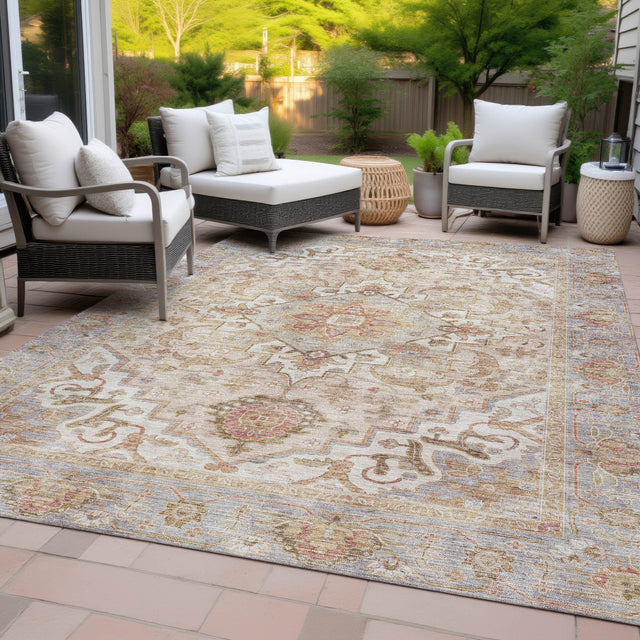 Addison Chantille ACN2163 Global Machine Made Traditional Coral Rug