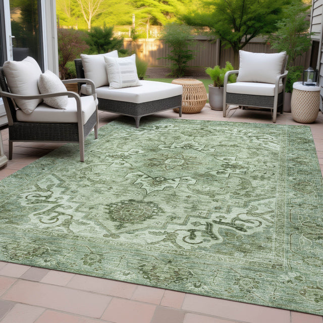 Addison Chantille ACN2164 Global Machine Made Traditional Aloe Rug