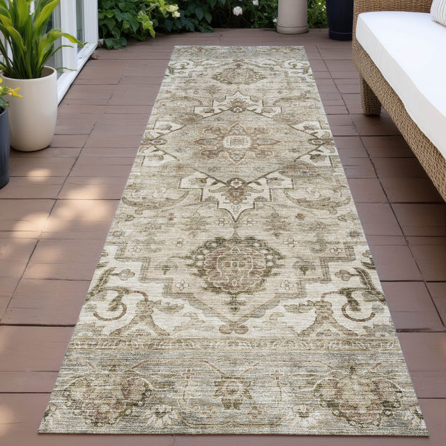 Addison Chantille ACN2164 Global Machine Made Traditional Beige Rug