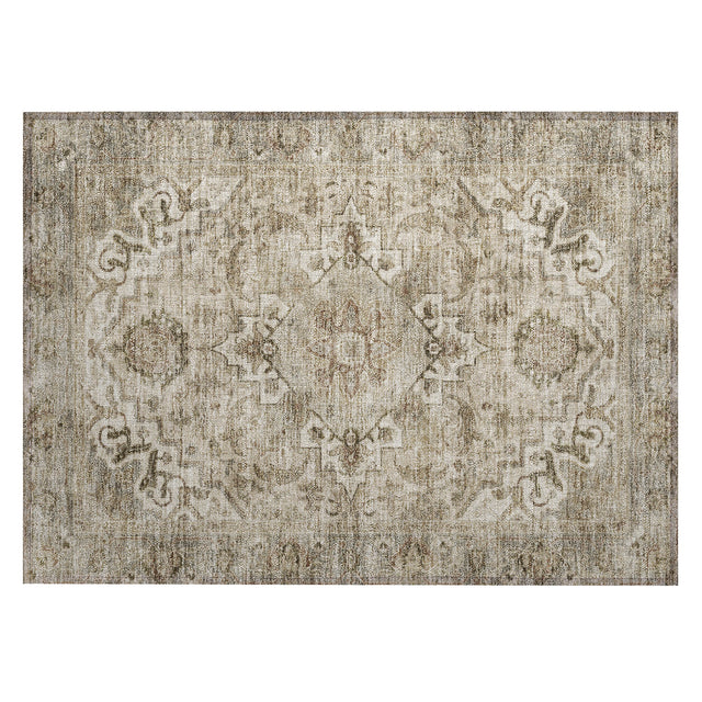 Addison Chantille ACN2164 Global Machine Made Traditional Beige Rug