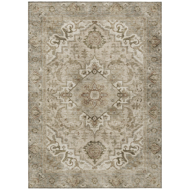 Addison Chantille ACN2164 Global Machine Made Traditional Beige Rug