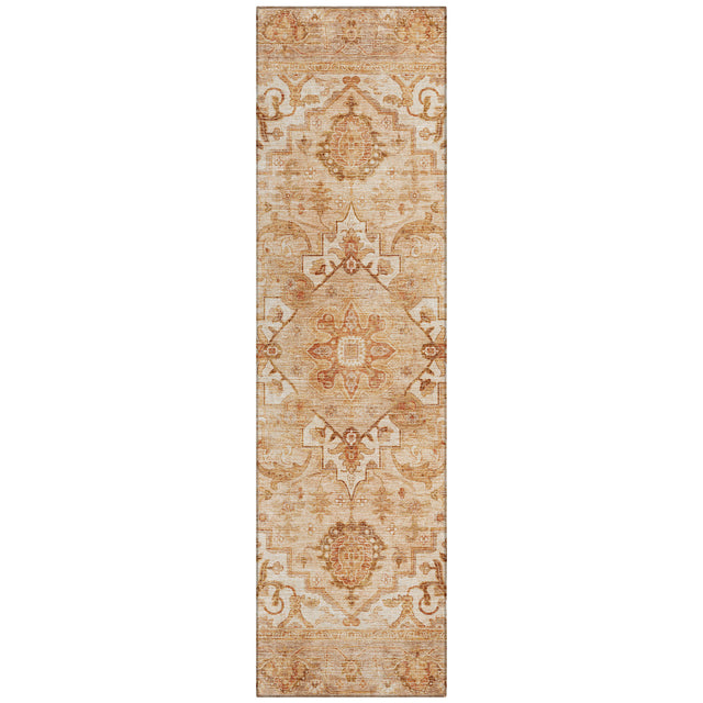 Addison Chantille ACN2164 Global Machine Made Traditional Copper Rug