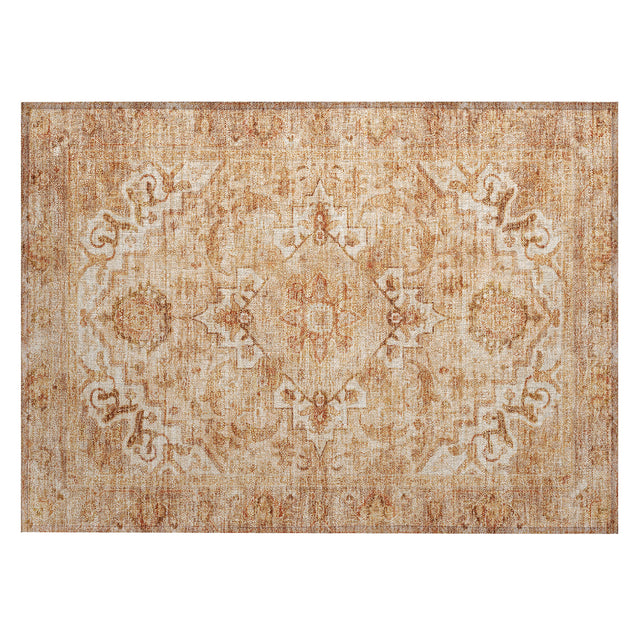 Addison Chantille ACN2164 Global Machine Made Traditional Copper Rug