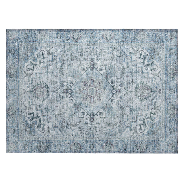 Addison Chantille ACN2164 Global Machine Made Traditional Sky Rug