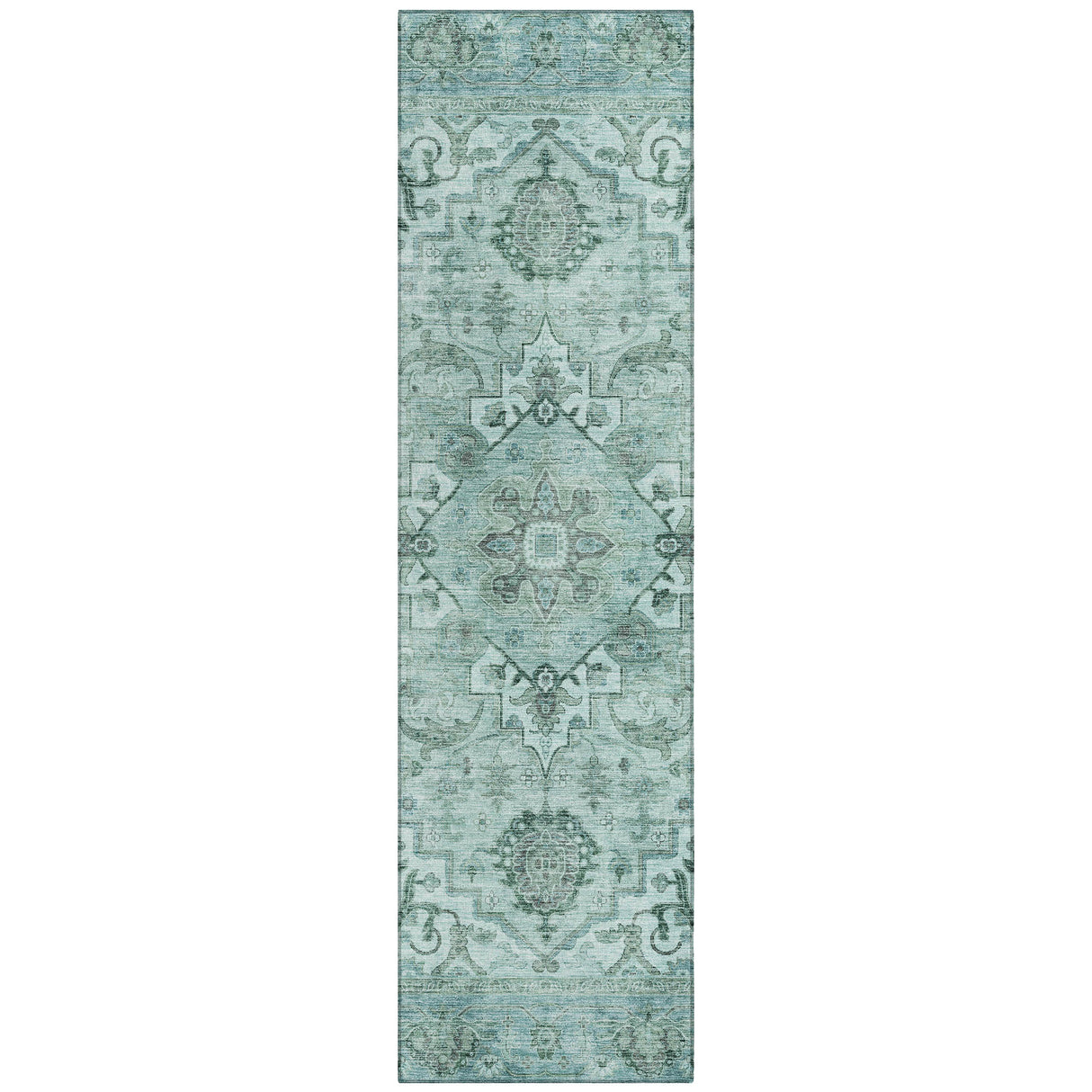 Addison Chantille ACN2164 Global Machine Made Traditional Teal Rug