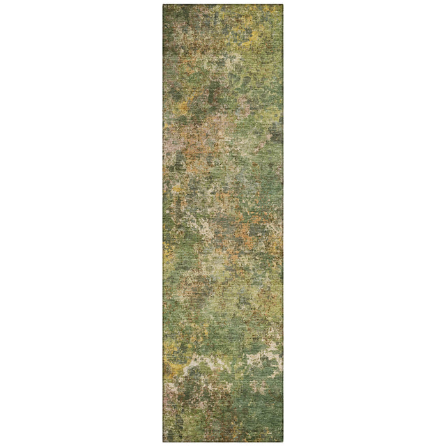 Addison Chantille ACN2166 Abstract Machine Made Transitional Aloe Rug