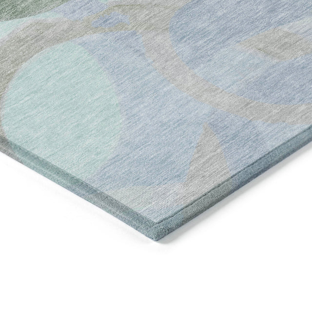 Addison Chantille ACN2168 Geometric Machine Made Transitional Sage Rug