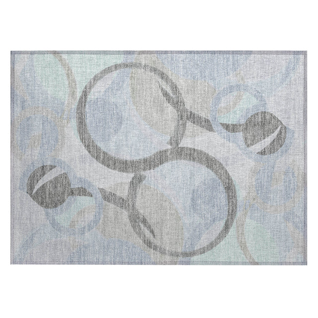 Addison Chantille ACN2168 Geometric Machine Made Transitional Taupe Rug