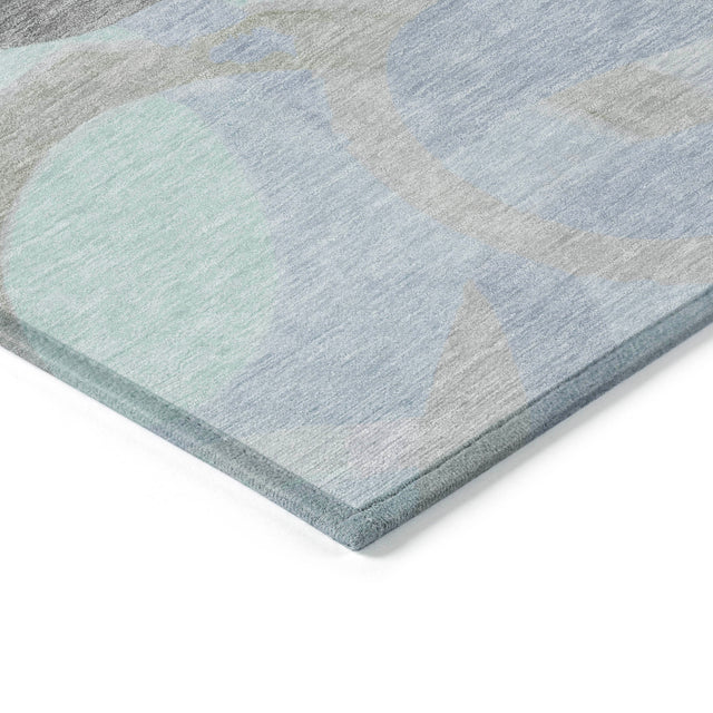 Addison Chantille ACN2168 Geometric Machine Made Transitional Taupe Rug