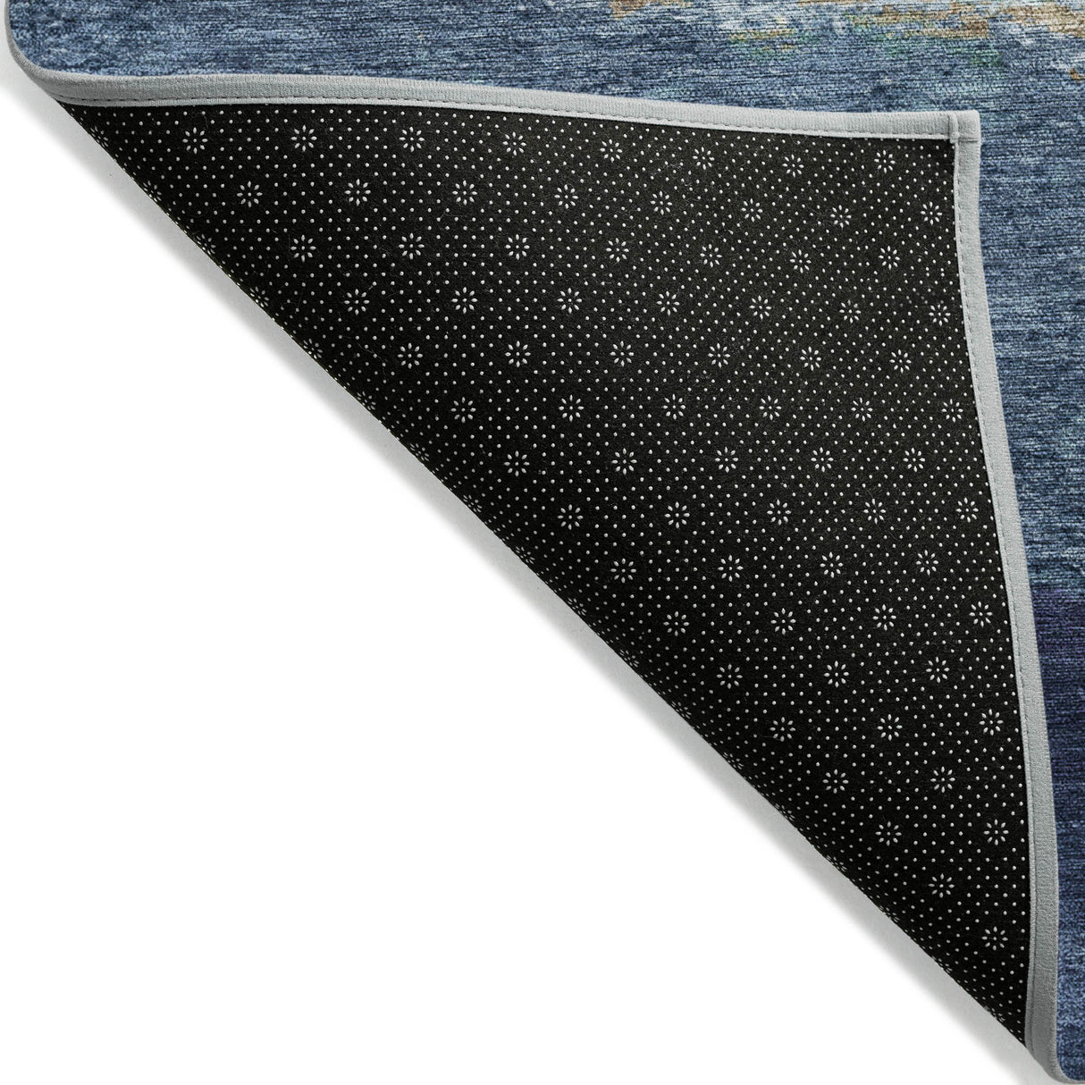 Addison Chantille ACN2169 Stripes Machine Made Transitional Denim Rug