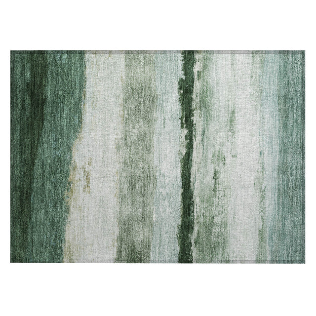 Addison Chantille ACN2169 Stripes Machine Made Transitional Fern Rug