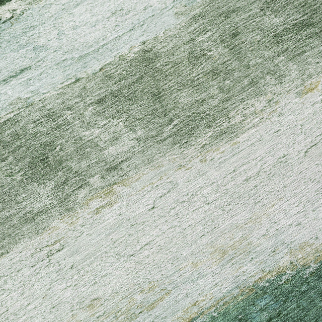 Addison Chantille ACN2169 Stripes Machine Made Transitional Fern Rug