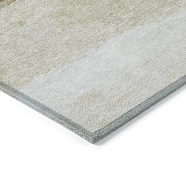 Addison Chantille ACN2169 Stripes Machine Made Transitional Khaki Rug