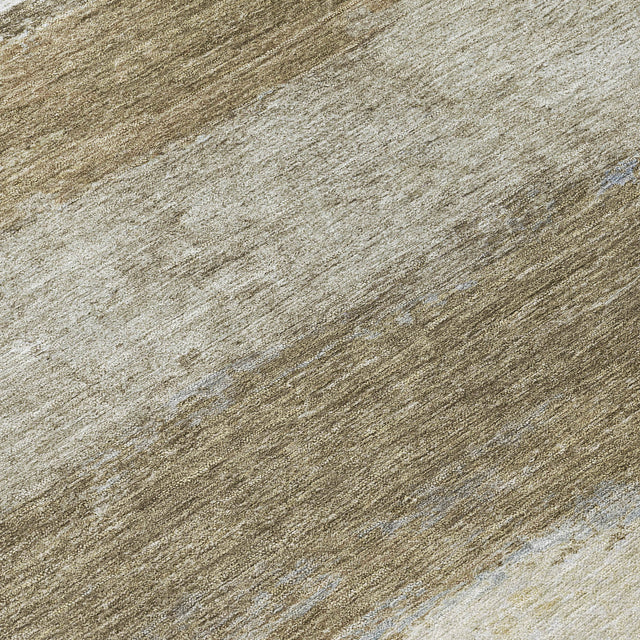 Addison Chantille ACN2169 Stripes Machine Made Transitional Khaki Rug