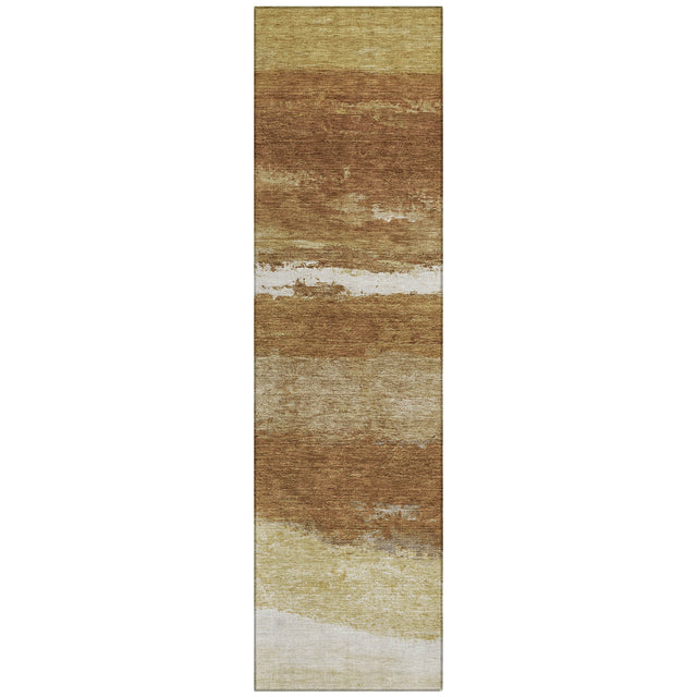 Addison Chantille ACN2169 Stripes Machine Made Transitional Paprika Rug