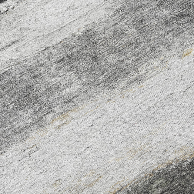 Addison Chantille ACN2169 Stripes Machine Made Transitional Pewter Rug