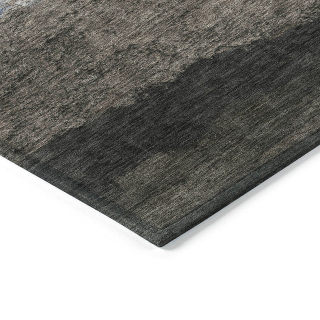 Addison Chantille ACN2169 Stripes Machine Made Transitional Taupe Rug