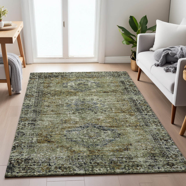 Addison Chantille ACN2170 Global Machine Made Traditional Aloe Rug