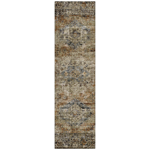Addison Chantille ACN2170 Global Machine Made Traditional Copper Rug