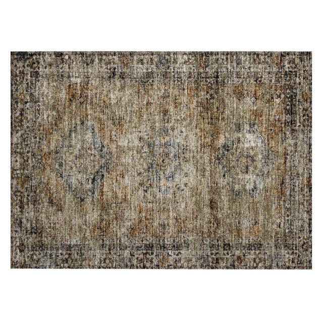 Addison Chantille ACN2170 Global Machine Made Traditional Copper Rug