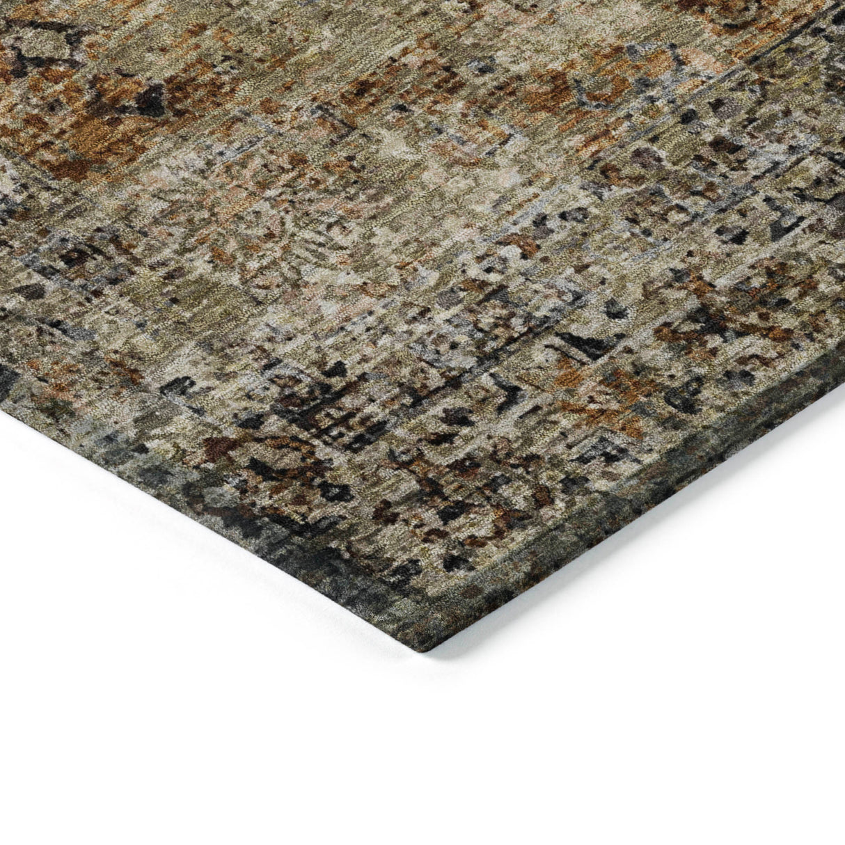 Addison Chantille ACN2170 Global Machine Made Traditional Copper Rug